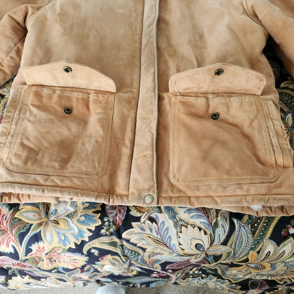 Vintage J.Percy For Marvin Richard's Camel Suede Leather Jacket - Picture 4 of 16